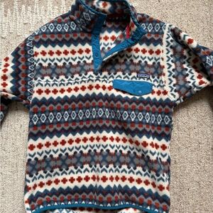 Patagonia Kids Multicolor Patterned Fleece Pullover